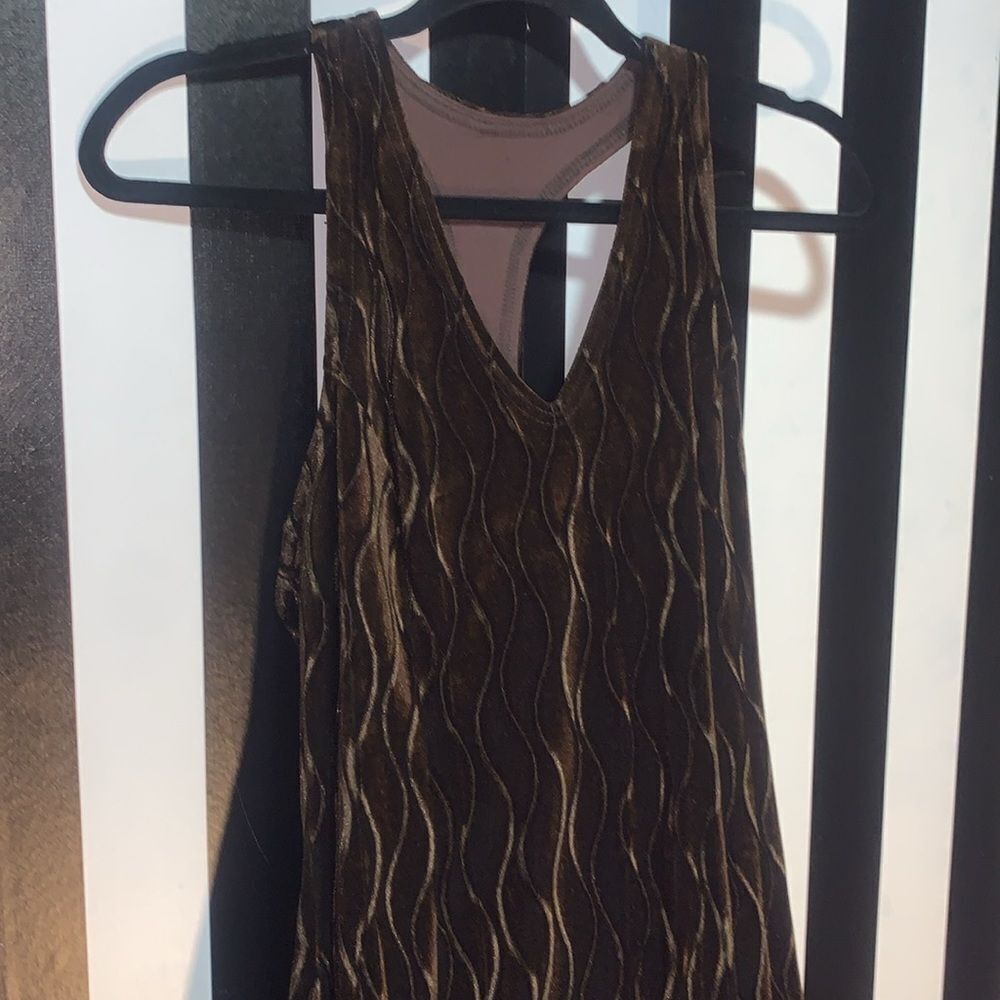 Vintage 1993 Scott McClintock Burnout Velvet Racerback Maxi Dress Size Medium 8 - Picture 4 of 17